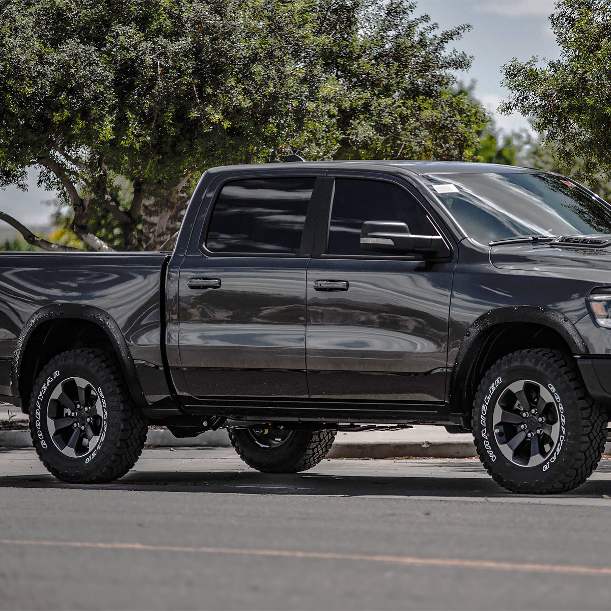 2019-2024 Dodge RAM 1500 Textured Rivet Style Fender Flares