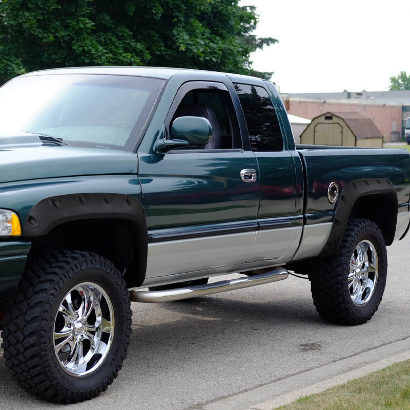 1994-2001 Dodge RAM 1500 2500 3500 Textured Rivet Style Fender Flares