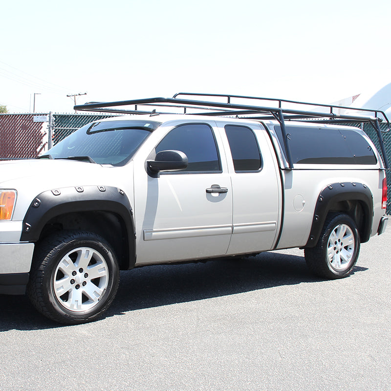 2007-2013 GMC Sierra 1500 Matte Black Polypropylene Fender Flares