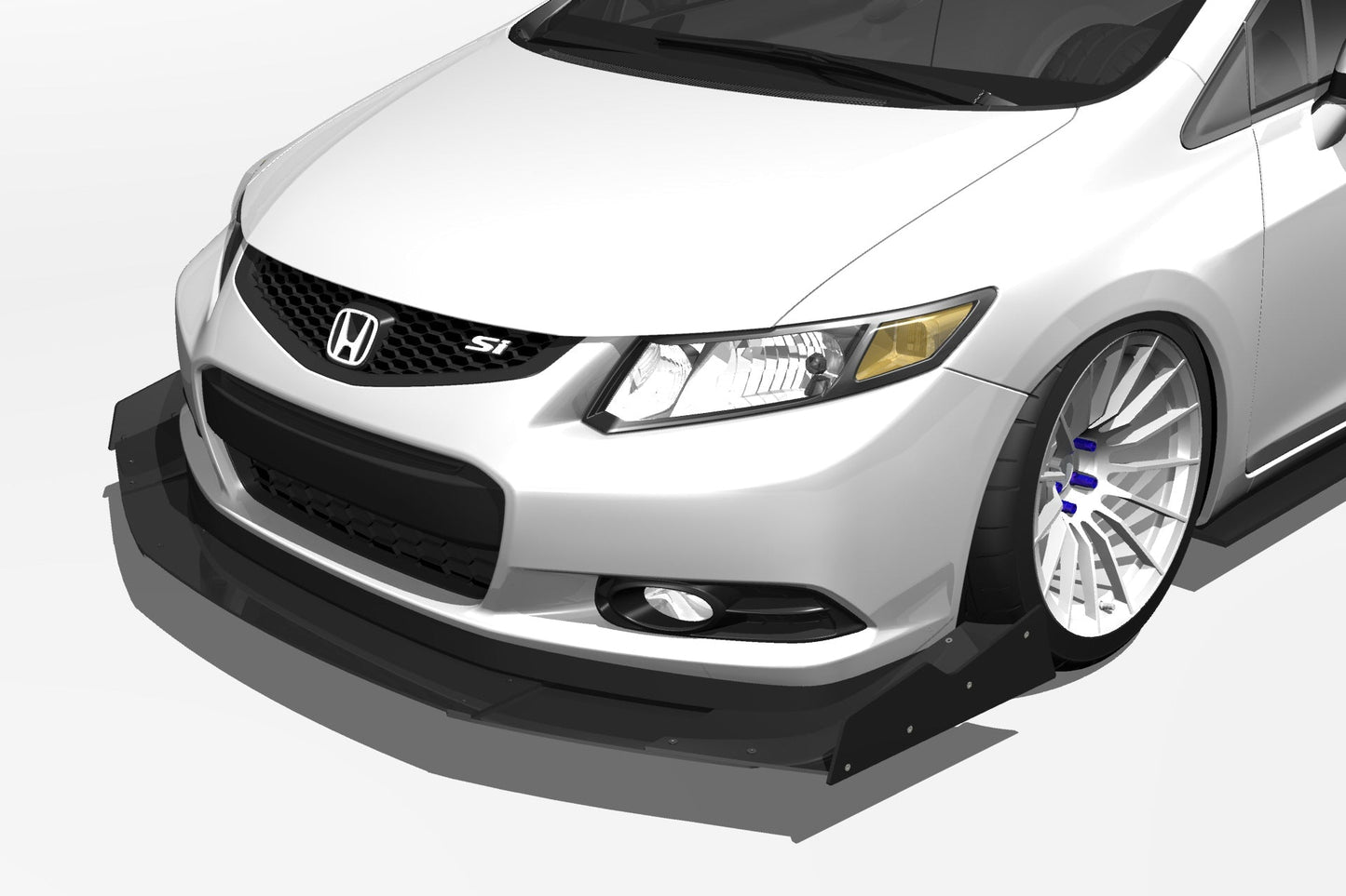 Front Splitter – Honda Civic Si Coupe (FG4 Zenki, 2012-2013)