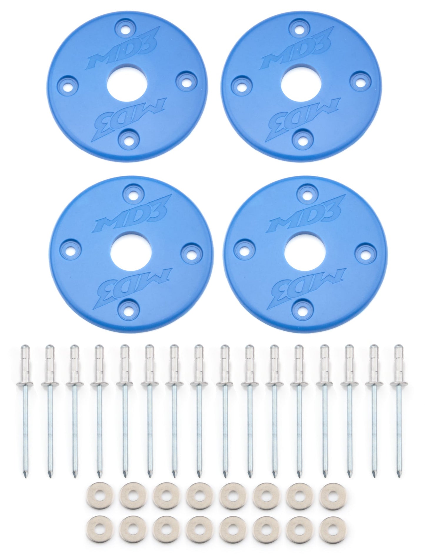 Scuff Plate Plastic Blue 4-Pack MD3