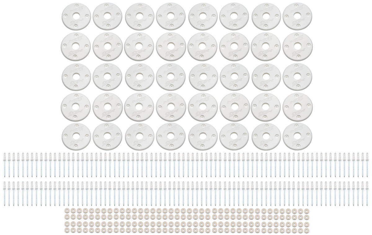 Scuff Plate Plastic White 40-Pack MD3
