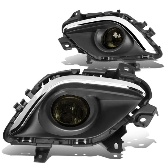2014-2016 Mazda 6 Fog Lights with Switch & Chrome Trim - Smoke