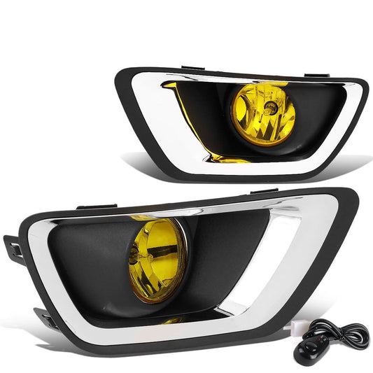 2015-2019 Chevrolet Colorado Fog Lights with Switch Chrome Bezel
