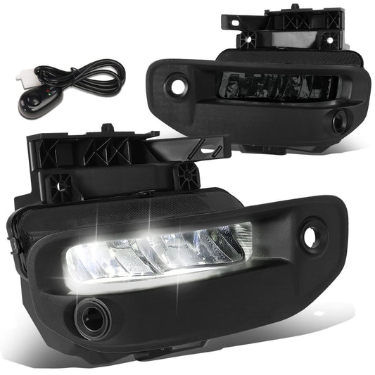 2019-2022 RAM 1500 LED Smoked Fog Lights w/ Parking Sensor Compatibility