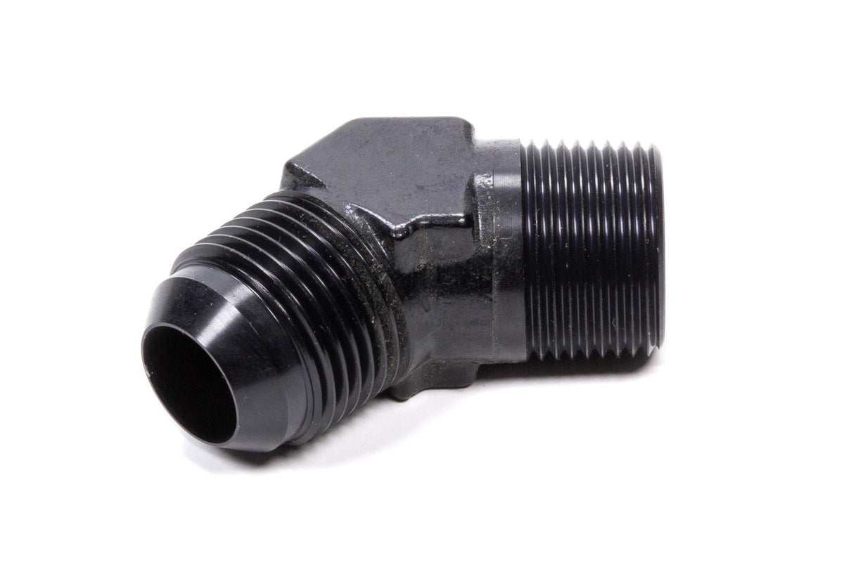 45 Deg Adapter Fitting #10 x 3/8 MPT Black