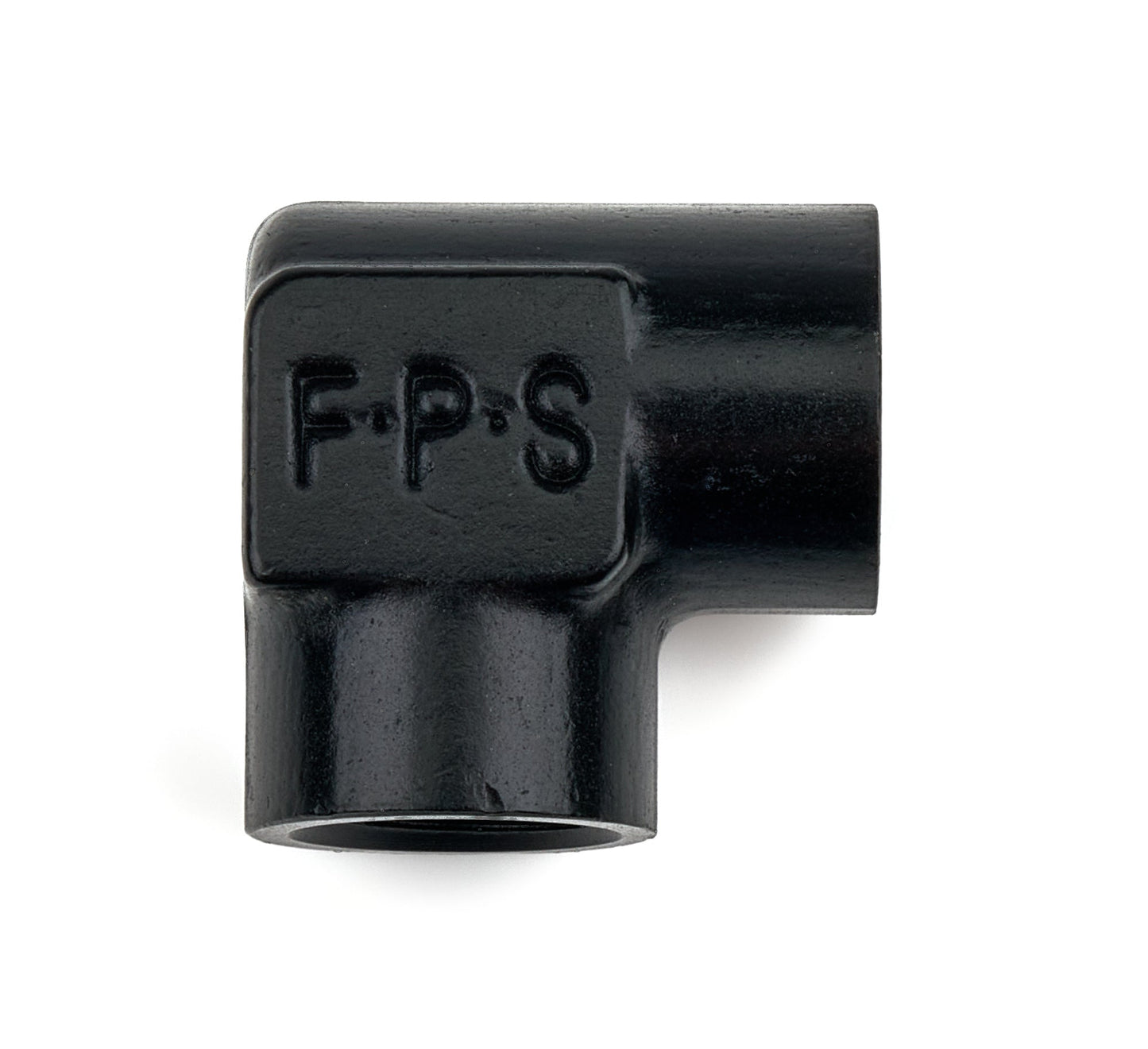 1/8 Pipe 90 Degree Elbow Female/Female Black