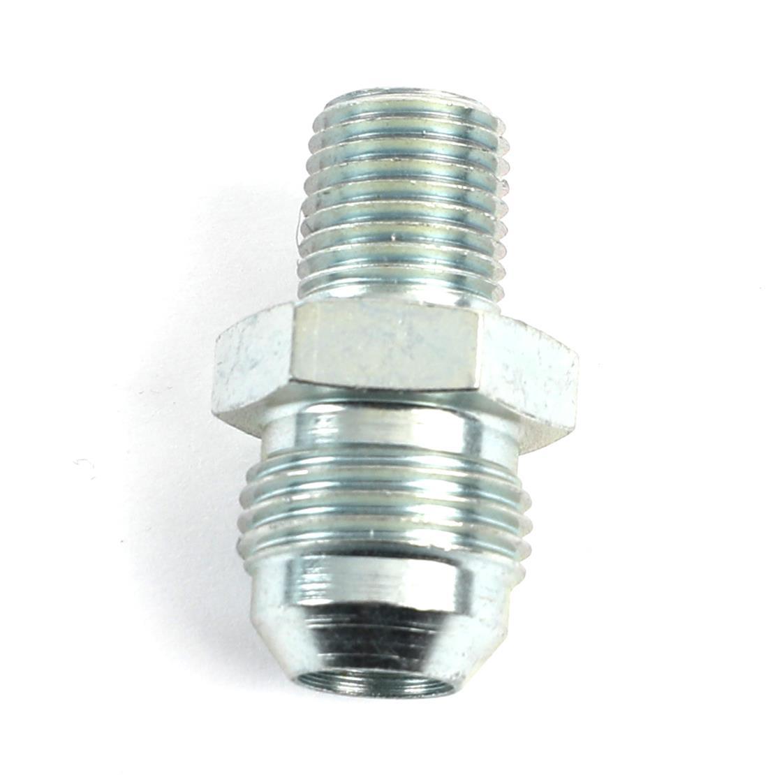 8an x 1/4-MPT Straight Adapter Fitting - Steel