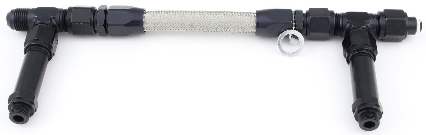 DUAL INLET FUEL LINE KIT BLK