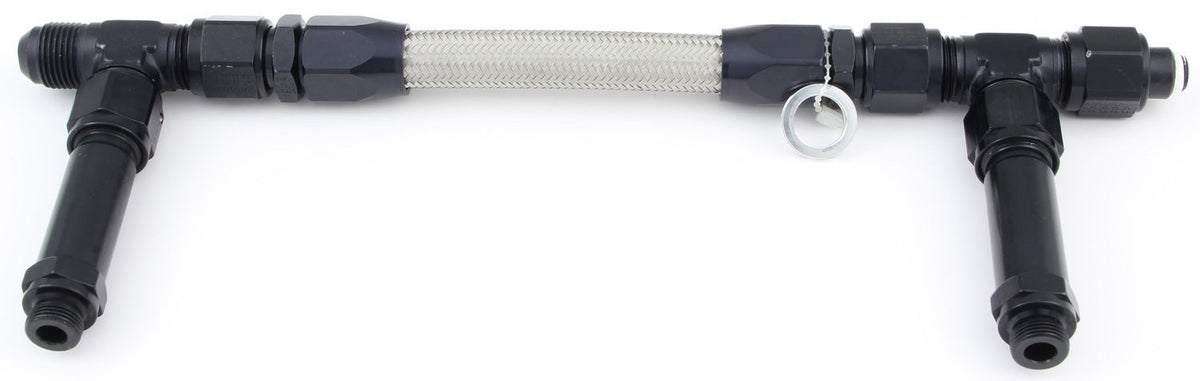 DUAL INLET FUEL LINE KIT BLK