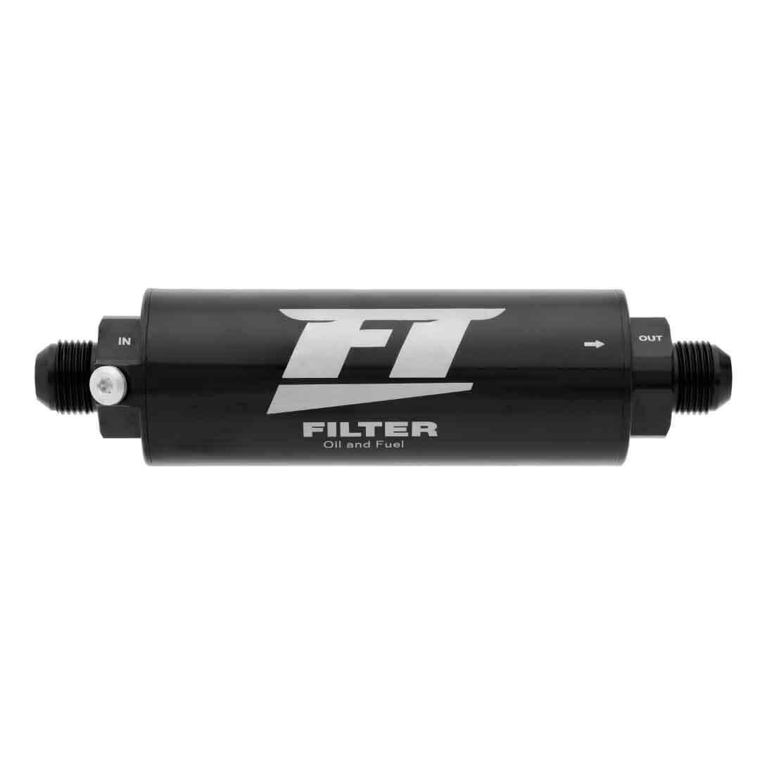 FT Fuel/Oil Filter 16an w/1/8npt port 60-Micron