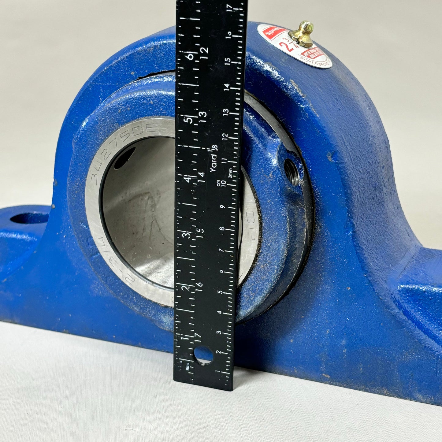 ROYERSFORD Type E 2-Bolt Pillow Block Bearing 2-3/4" Dual Locking 20-02-0212
