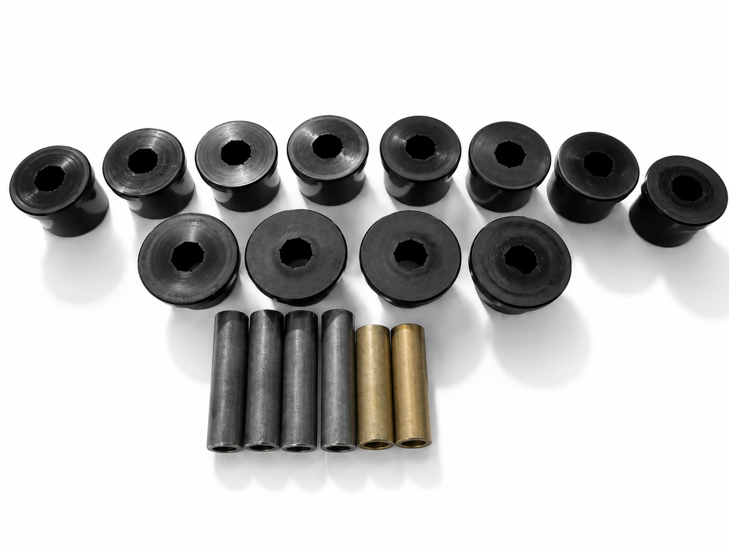 Granatelli 1979–2004 Ford Mustang Rear Upper & Lower Control Arm Polyurethane Bushing Rebuild Kit – GM-CABSHKT