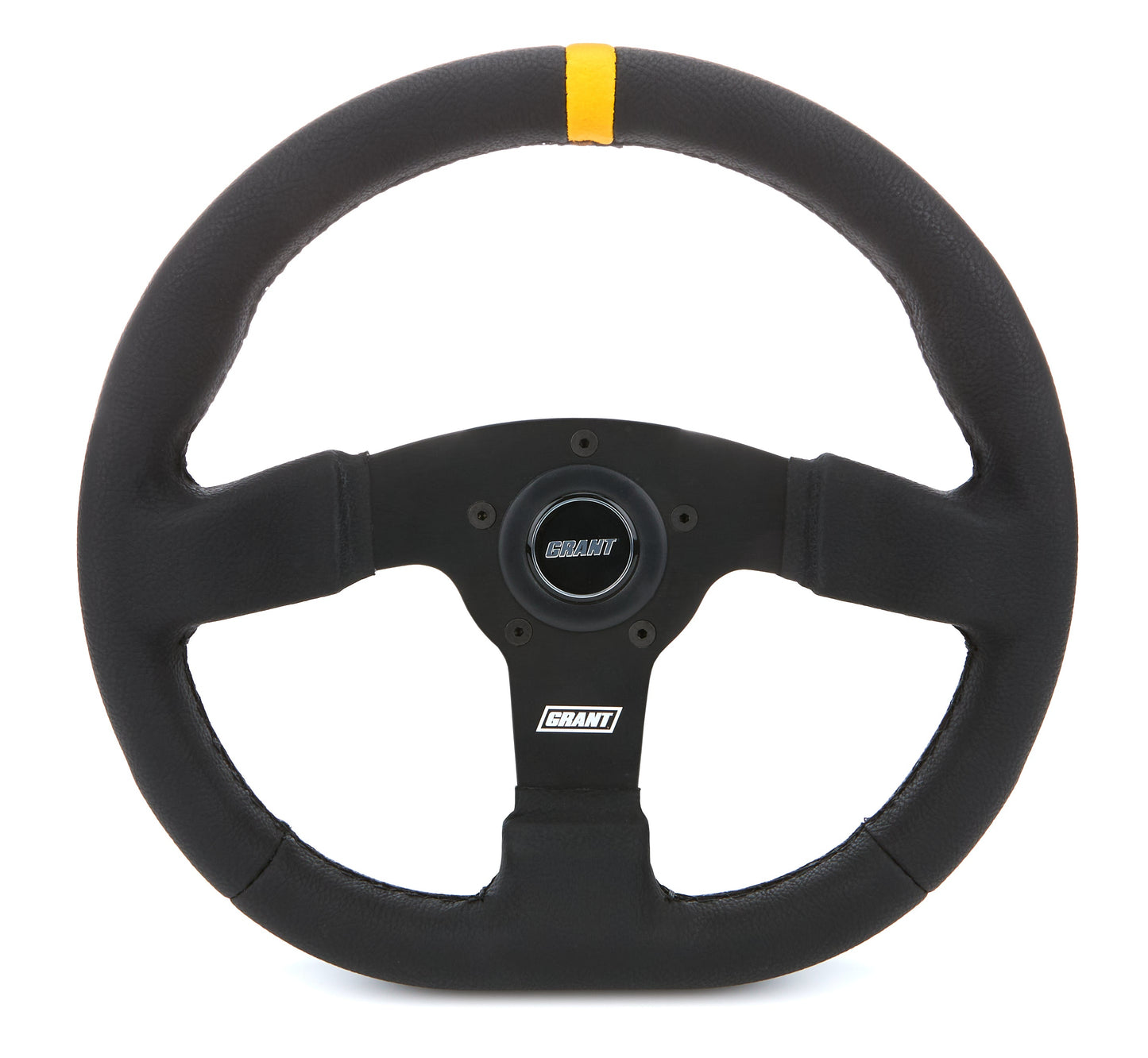 D Wheel Yellow Center Stripe Plastic Center