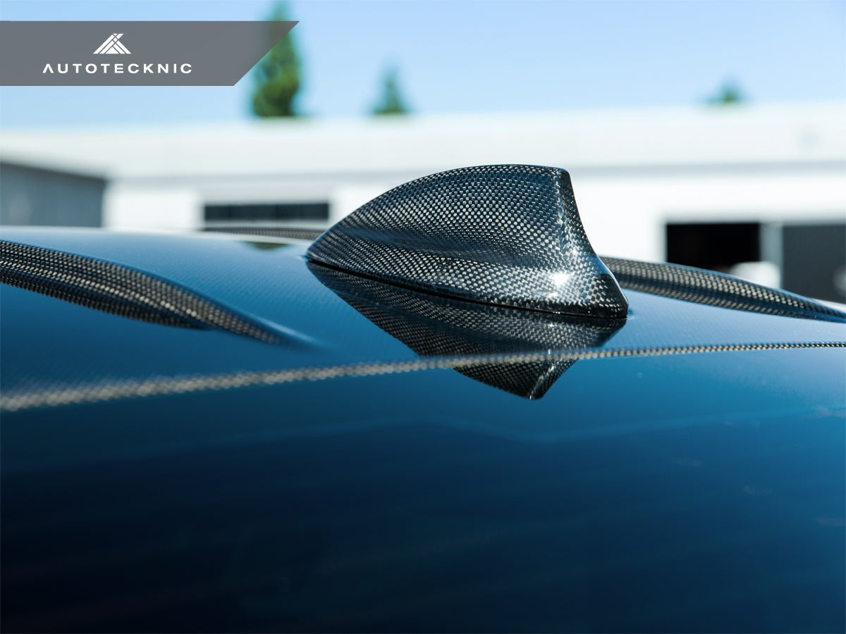 AutoTecknic Dry Carbon Roof Antenna Cover - BMW G80 M3 Pre-LCI