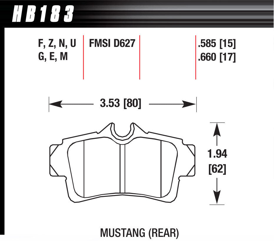 HPS BRAKE PADS