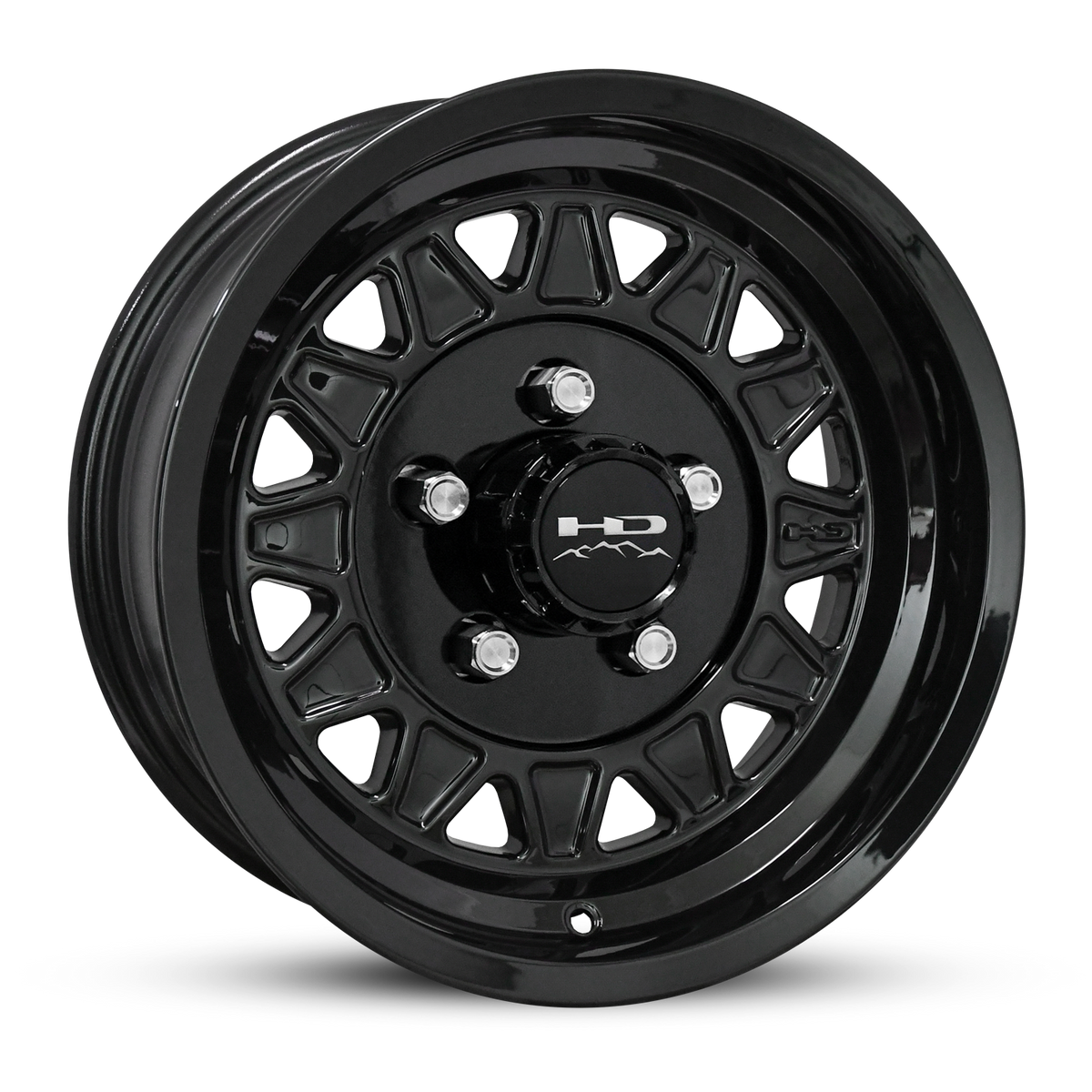 HD Trailer HDT Cast 15x6 +0 5x114.3mm 83mm Gloss Black