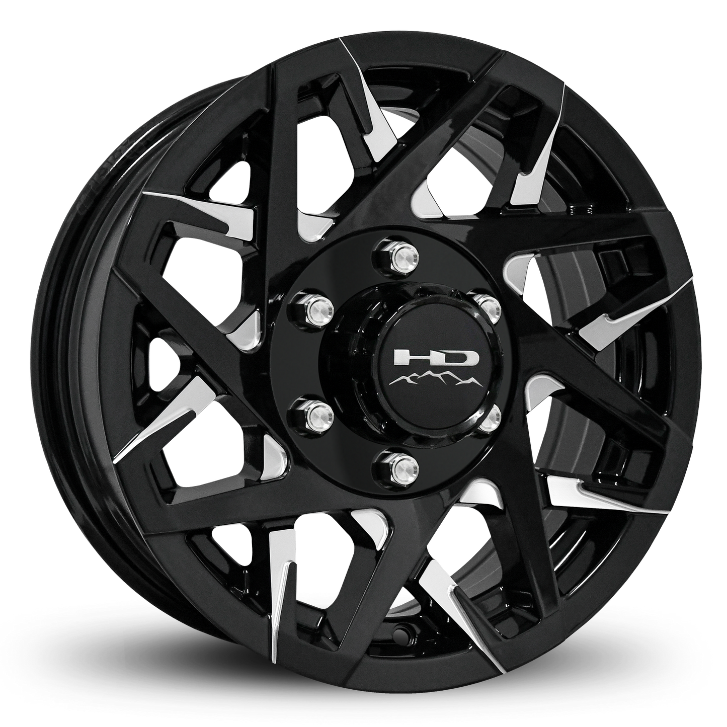 HD Trailer Canyon 16x6 +0 6x139.7mm 108mm Gloss Black/Milled Face