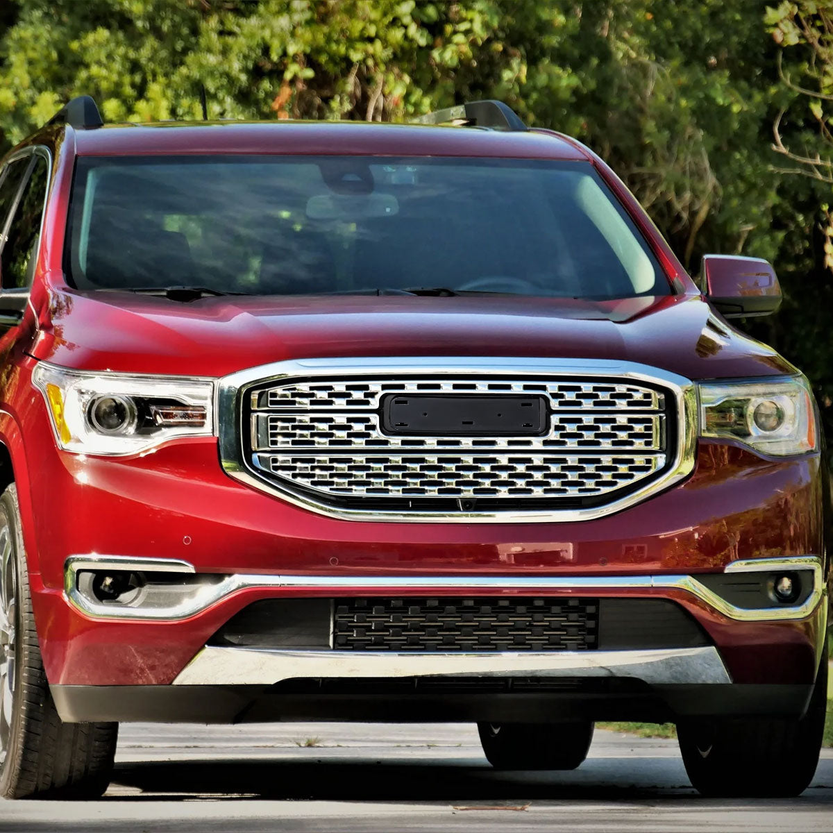 2017-2019 GMC Acadia Chrome Denali Style Mesh Front Upper Hood Grille