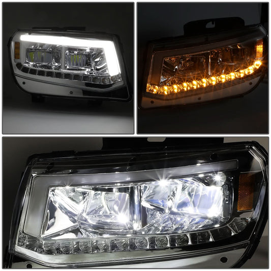 2014-2015 Chevrolet Camaro Full LED Chrome Headlights
