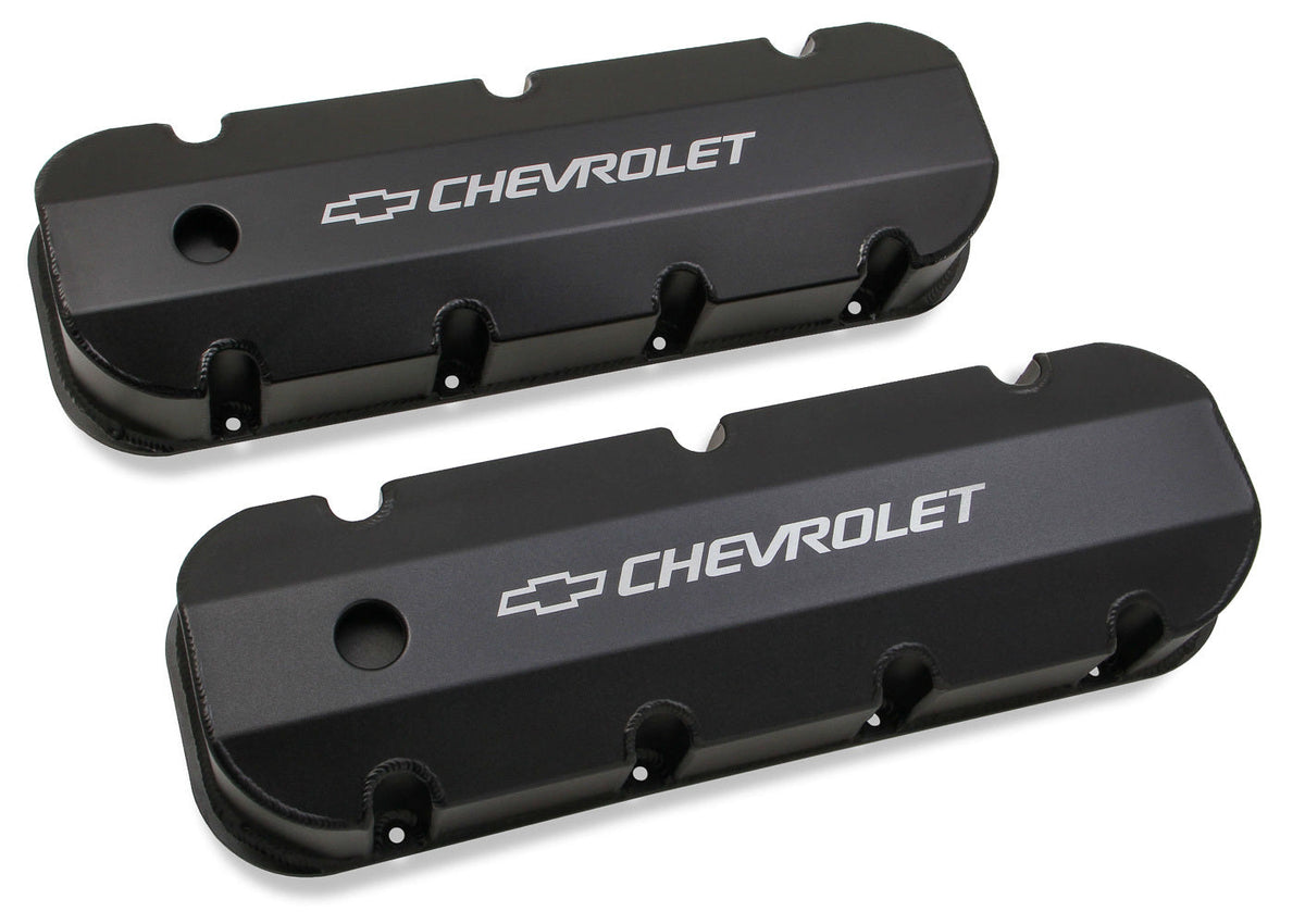 GM BBC FAB ALUM VALVE CVR BLK