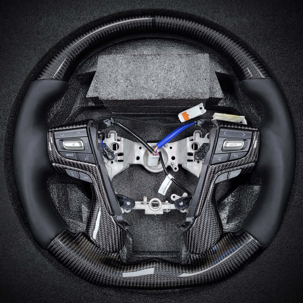 HRS 2016-21 Toyota Land Cruiser Carbon Fiber Steering Wheel - Made to Order
