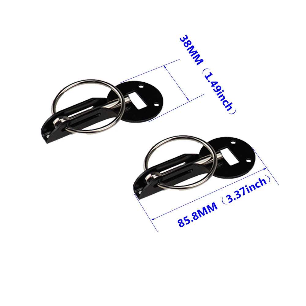 GEN PERFORMANCE Universal Aluminum Alloy Hood Pin Lock Kit