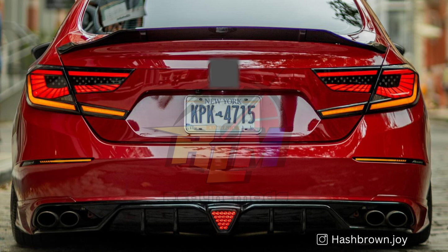 XGEN Duckbill High Kick Trunk Spoiler Gloss Black – 2018–2022 Honda Accord