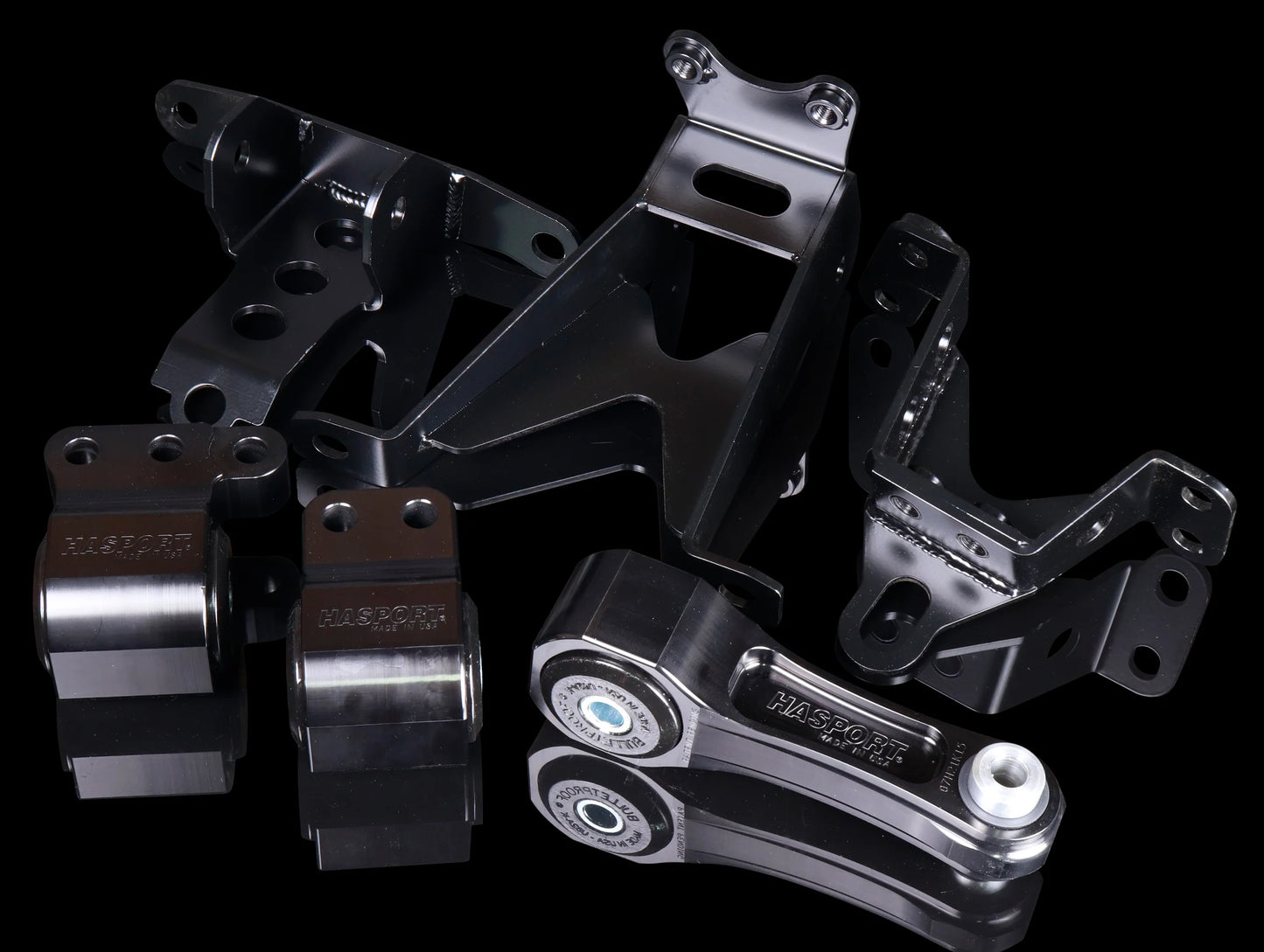 Hasport Billet Black Replacement Mounts – 2022-2026 Honda Civic / Acura Integra