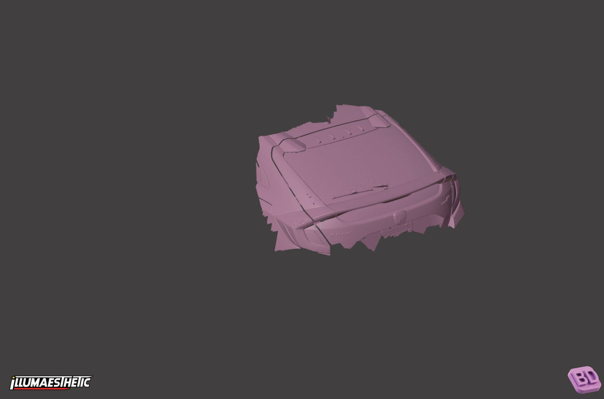 Honda Civic Type R (FK8) 3D Scan (2017-2022)