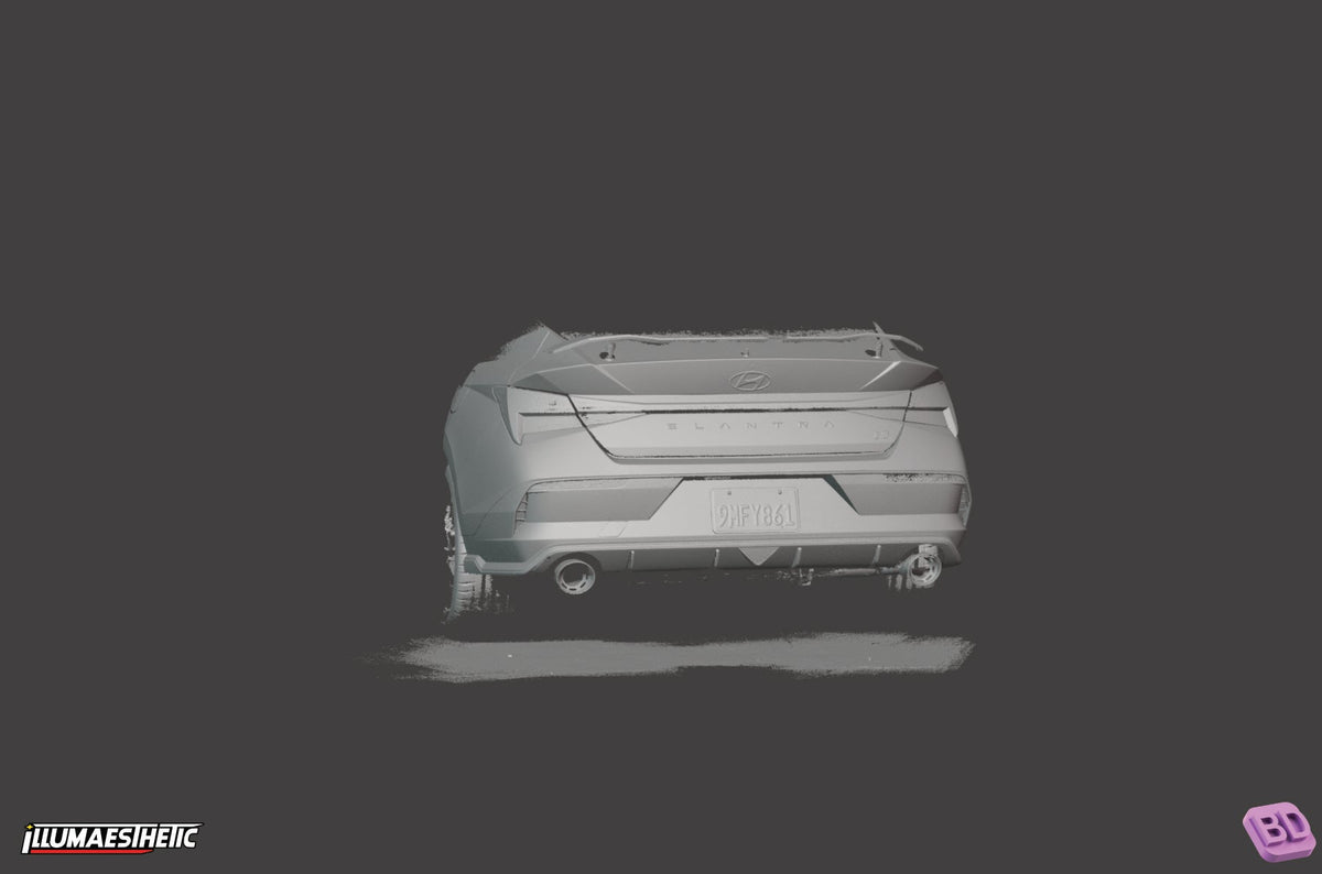 Hyundai Elantra (CN7) N 3D Scan (2020+)