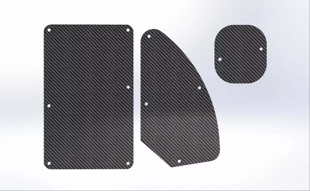 CARBON FIBER Replacement Cavity Covers fits Ibanez(TM) Jem RG FP DNA MC USA MADE