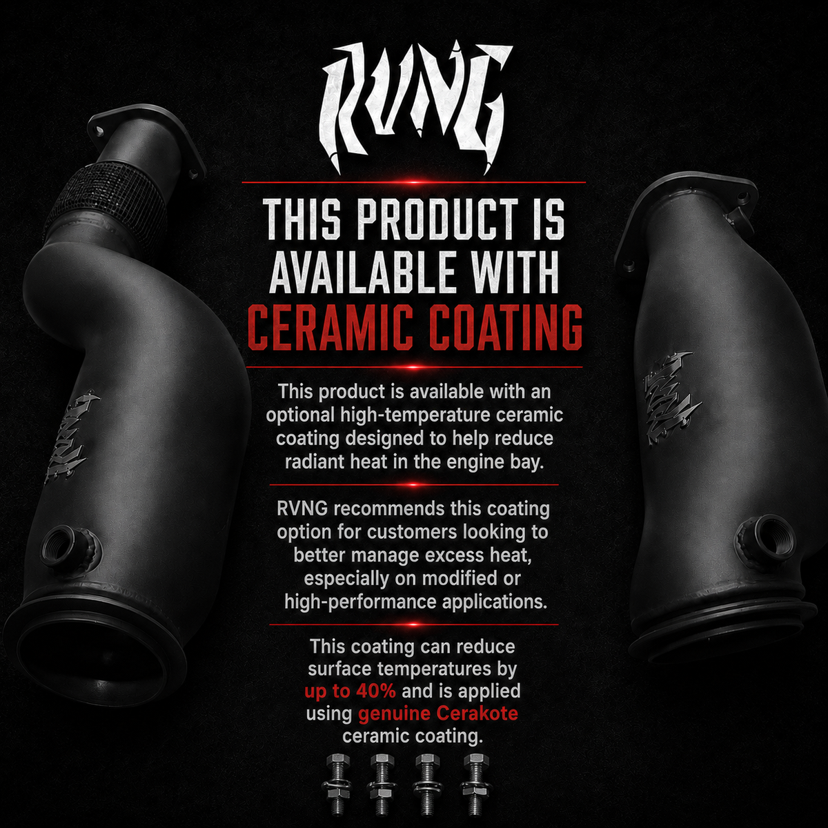 Rvng N55 3.5” PWG Downpipe
