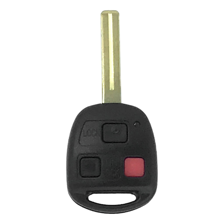 Lexus GX470 LX470 3 Button Remote Head Key HYQ1512V / HYQ12BBT 2003-2008