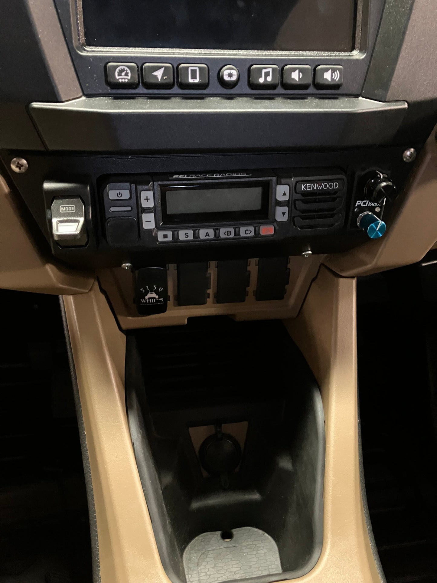 2025 Polaris RZR Pro R Single Deck Console Mount