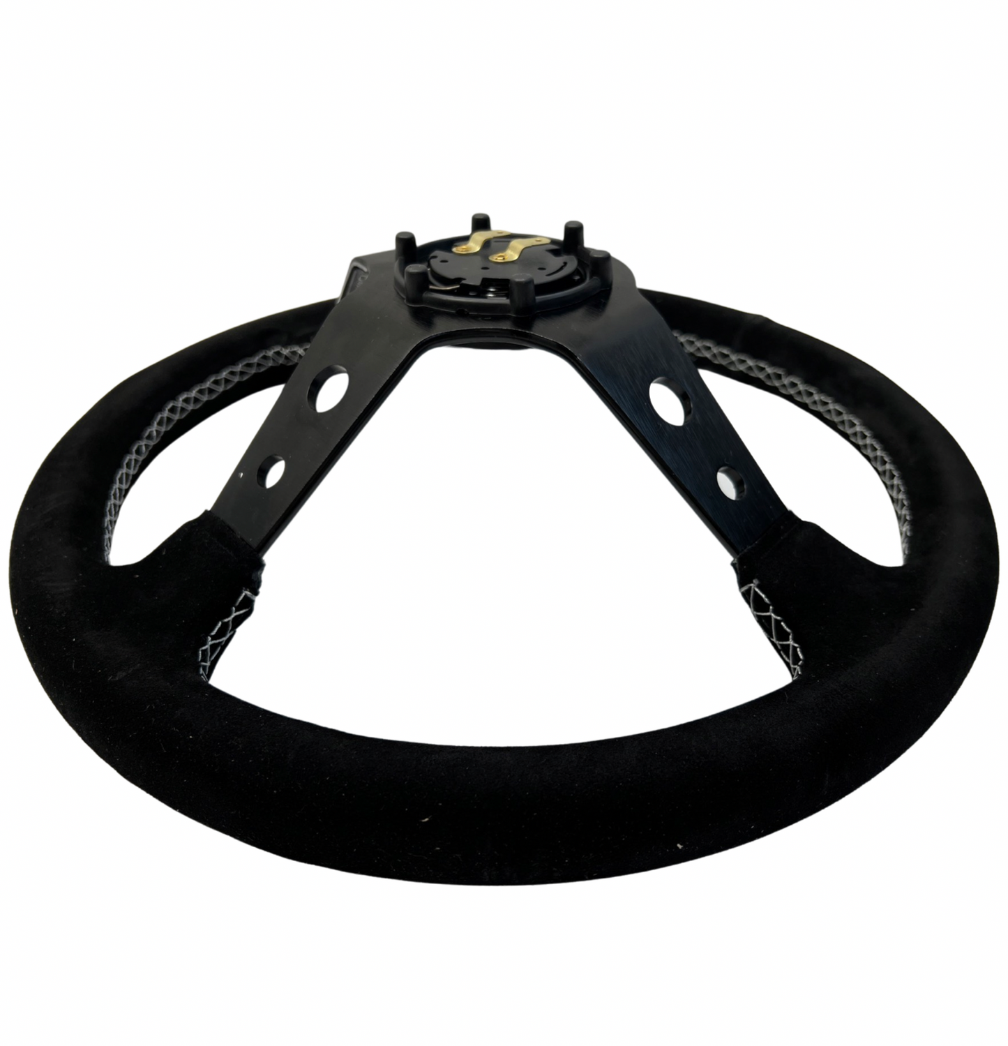 Anti Stock Suede Steering Wheel + Hub Kit For Nissan Datsun 280Z 260Z 240Z 620 510 C10