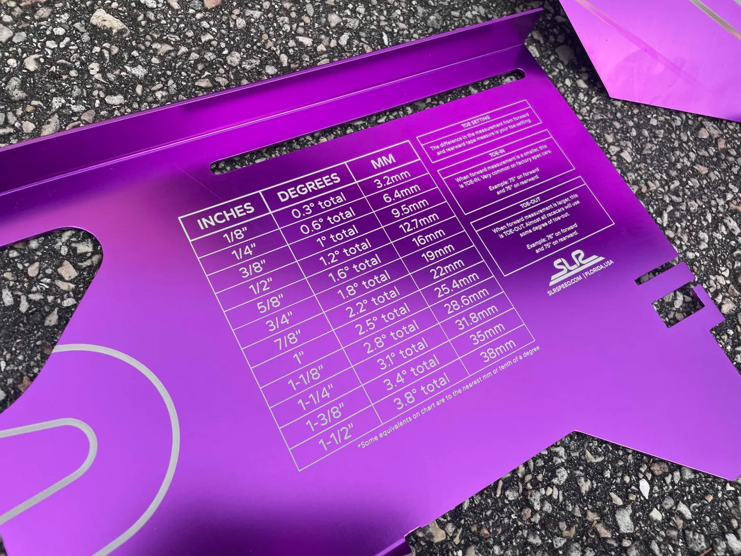 SLR Toe Adjustment Plate for Racing & Drifting