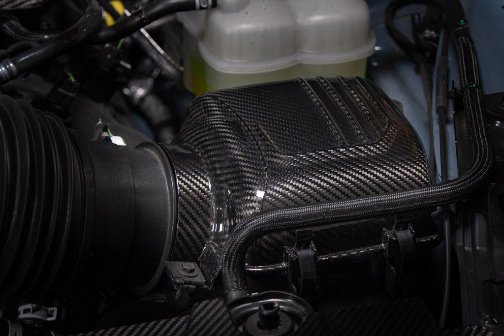 Carbon Fiber Intake Box Top Cover - Ford Mustang S650 Dark Horse 2024 - Current
