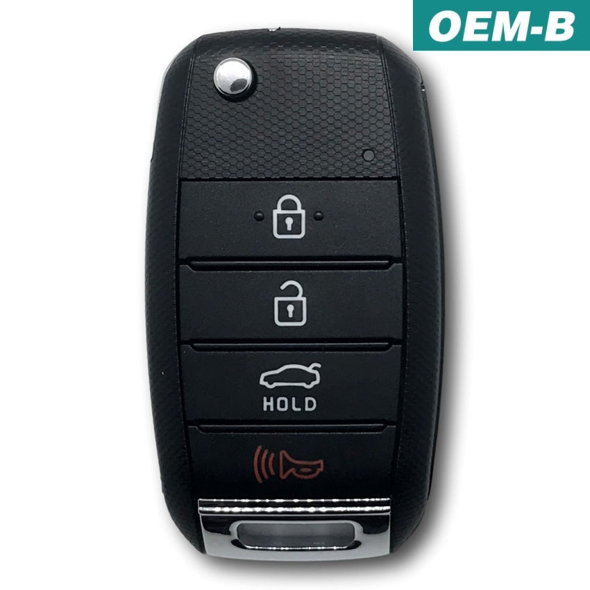 Kia Optima 2014-2015 OEM 4 Button Flip Key Remote FCC: NYODD4TX1306-TFL