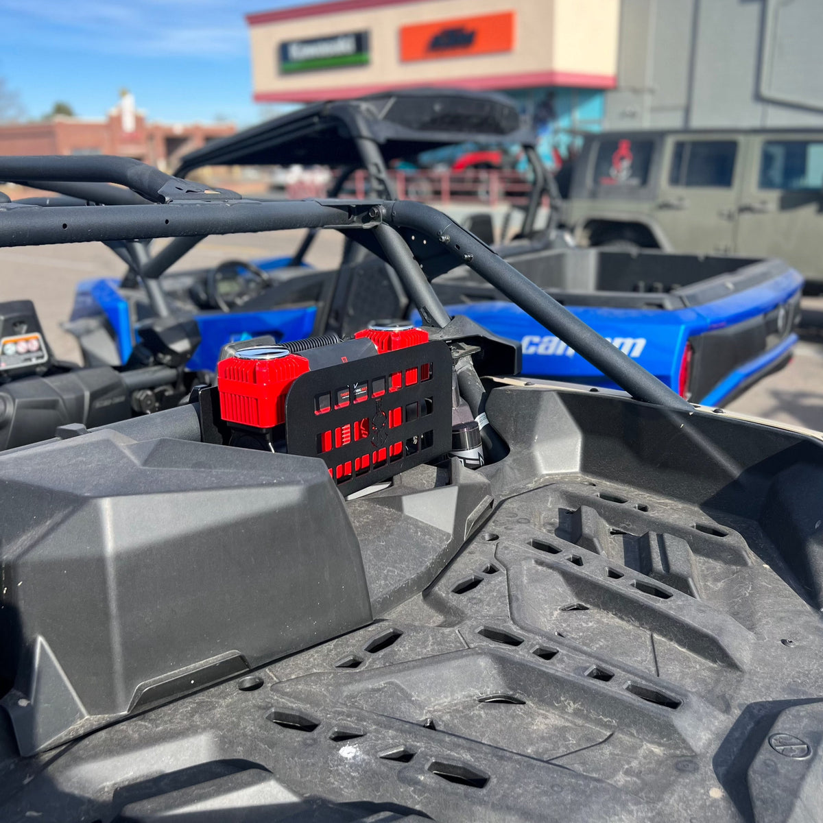 Thor's Lightning Refuge MOLLE Portable Air Compressor Mount for SxS/Can-Am/Polaris