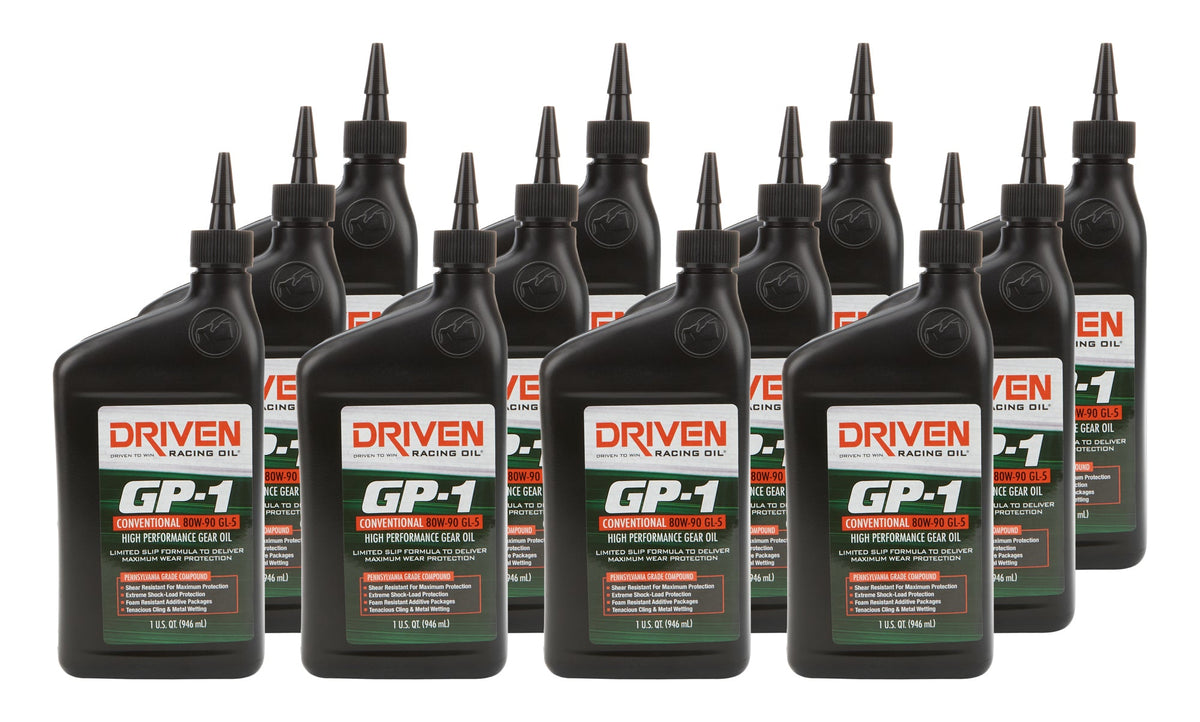 GP-1 80w90 Gear Oil Case 12 x 1 Quart