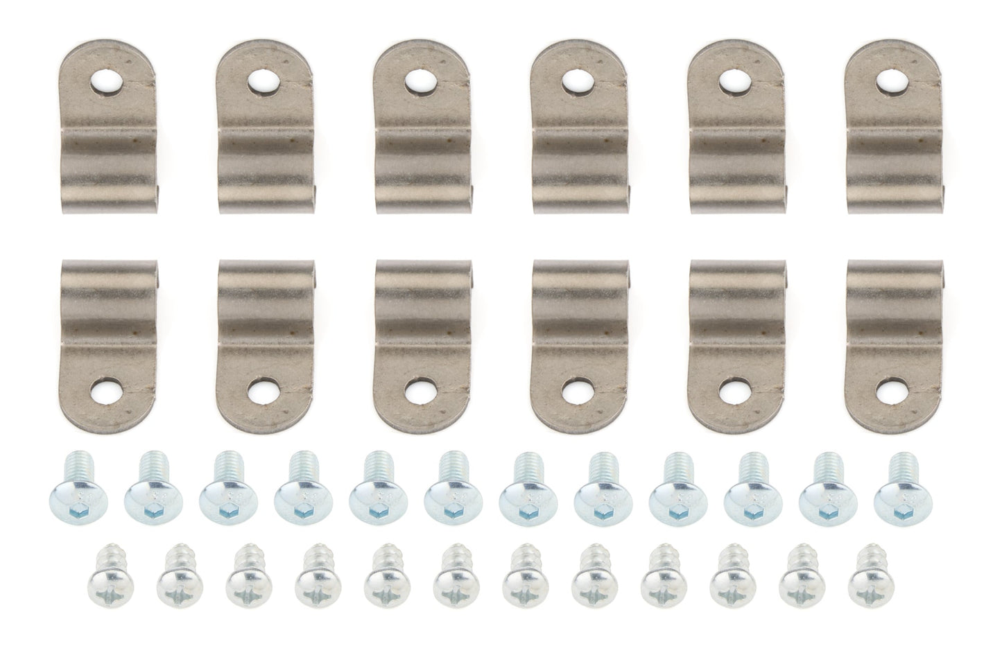 3/8in Stainless Steel Single Line Clamps 12Pk