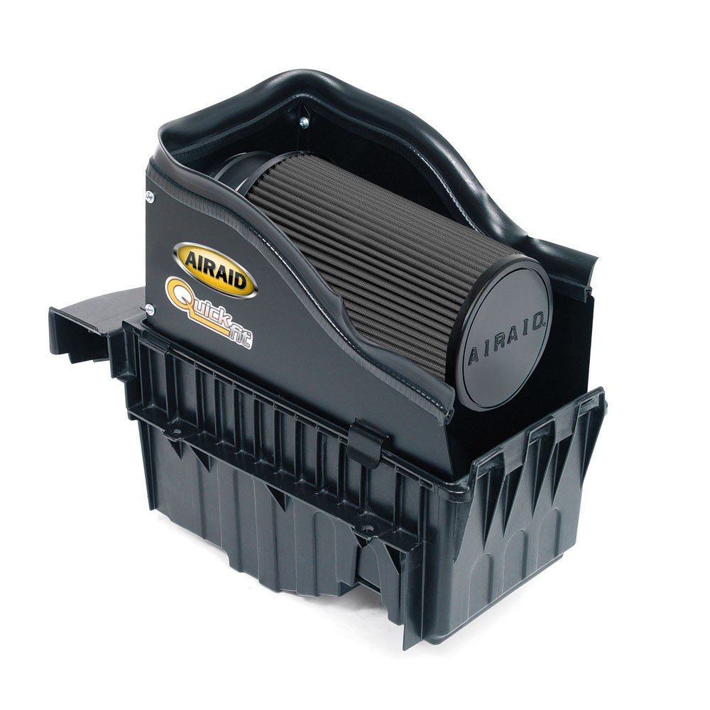 Airaid 99-03 Ford Power Stroke 7.3L DSL CAD Intake System w/o Tube (Dry / Black Media) 402-122