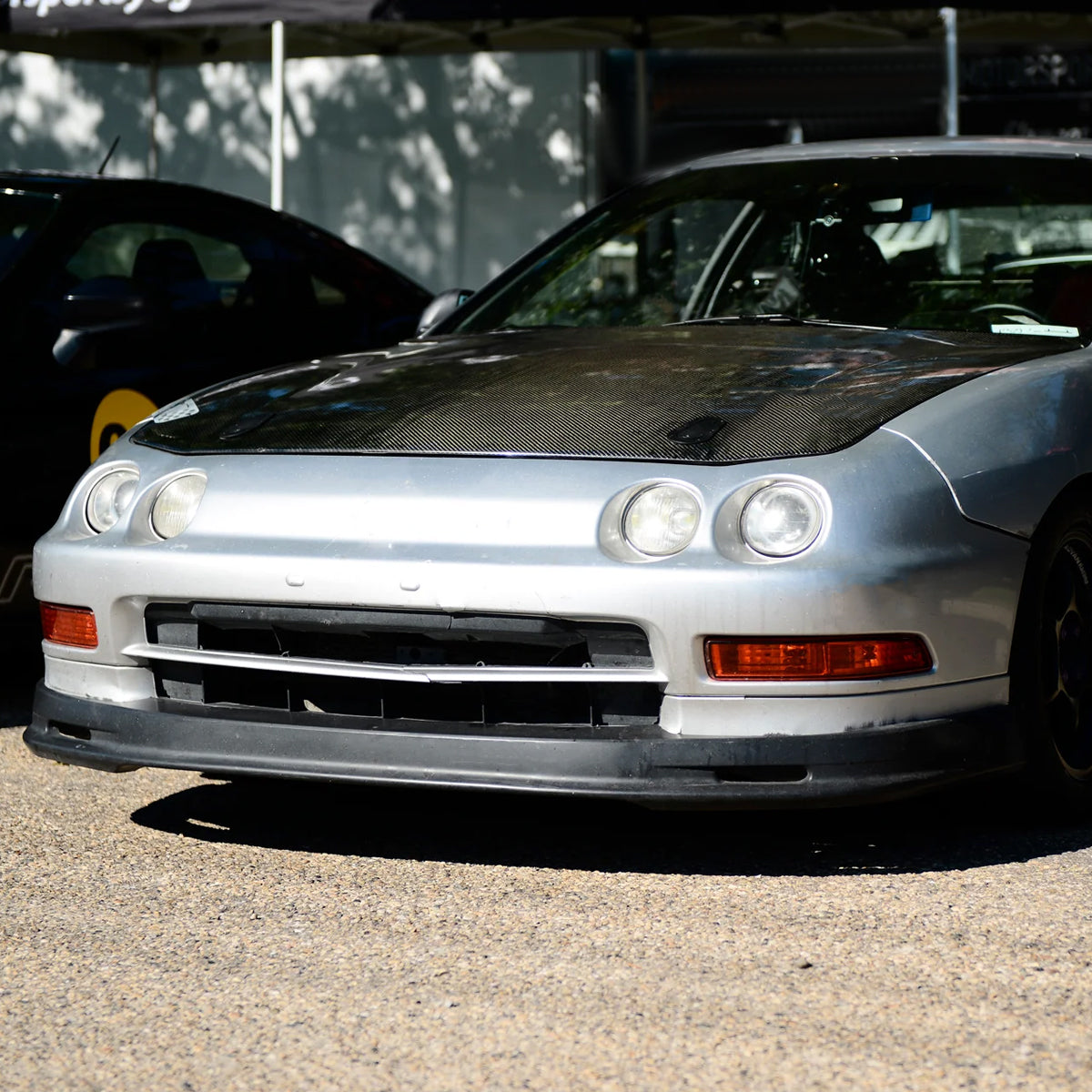 1994-1997 Accura Integra Bumper Lights (Chrome Housing/Amber Lens)