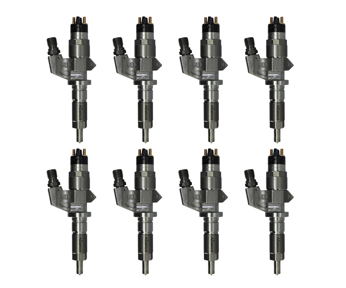 Exergy 01-04 Chevrolet Duramax 6.6L LB7 Reman 45% Over Injector - Set of 8