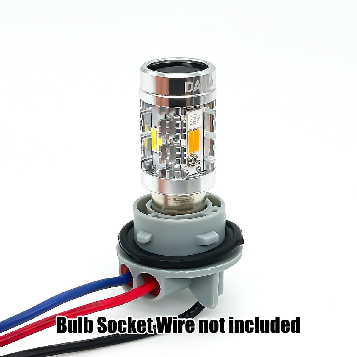 DAMA 1157 High Power Switchback LED Bulbs | 6000K White & 2600K Amber | CANbus Error-Free SET