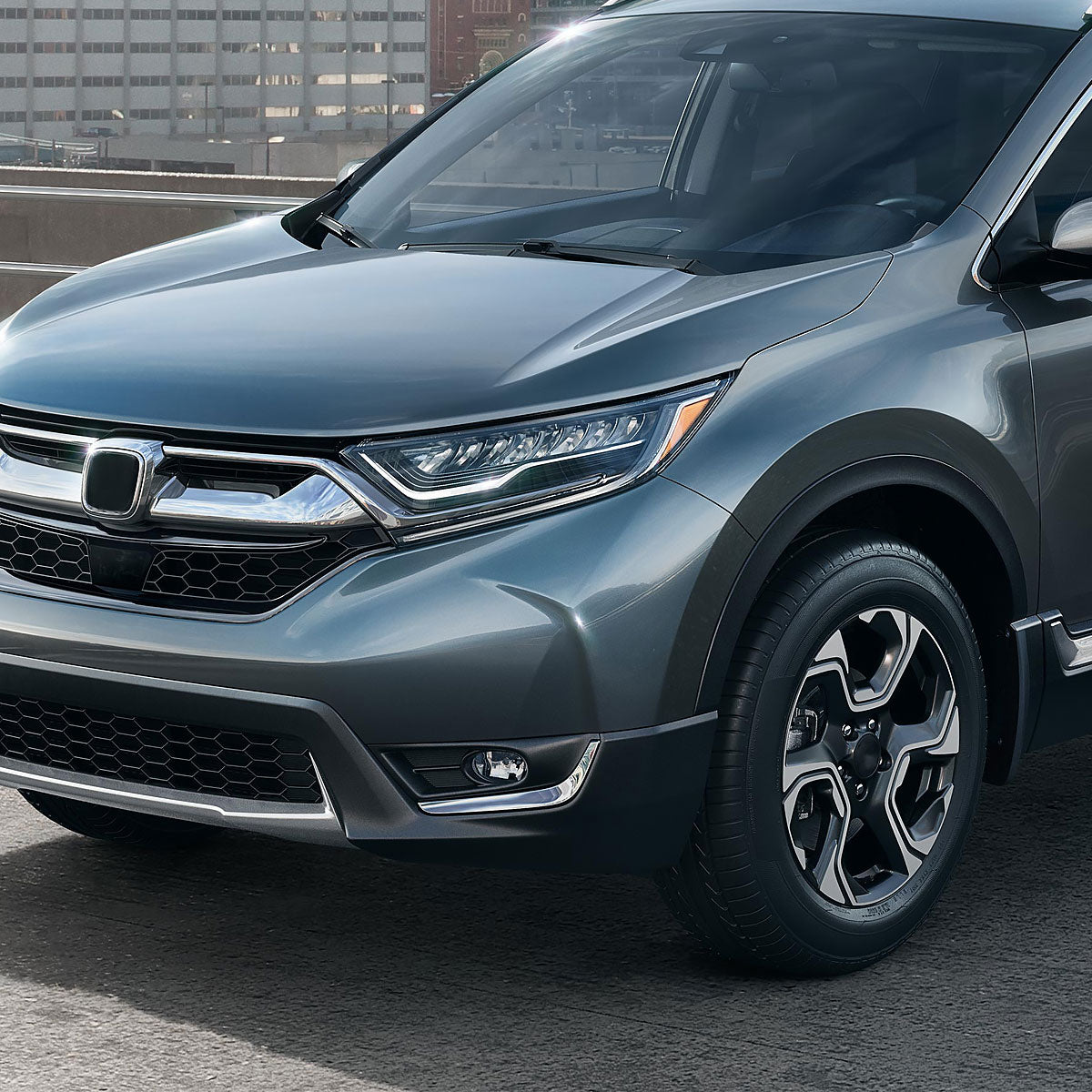 2017-2018 Honda CR-V H8 Fog Lights w/ Switch & Wiring Harness (Chrome Housing/Clear Lens)