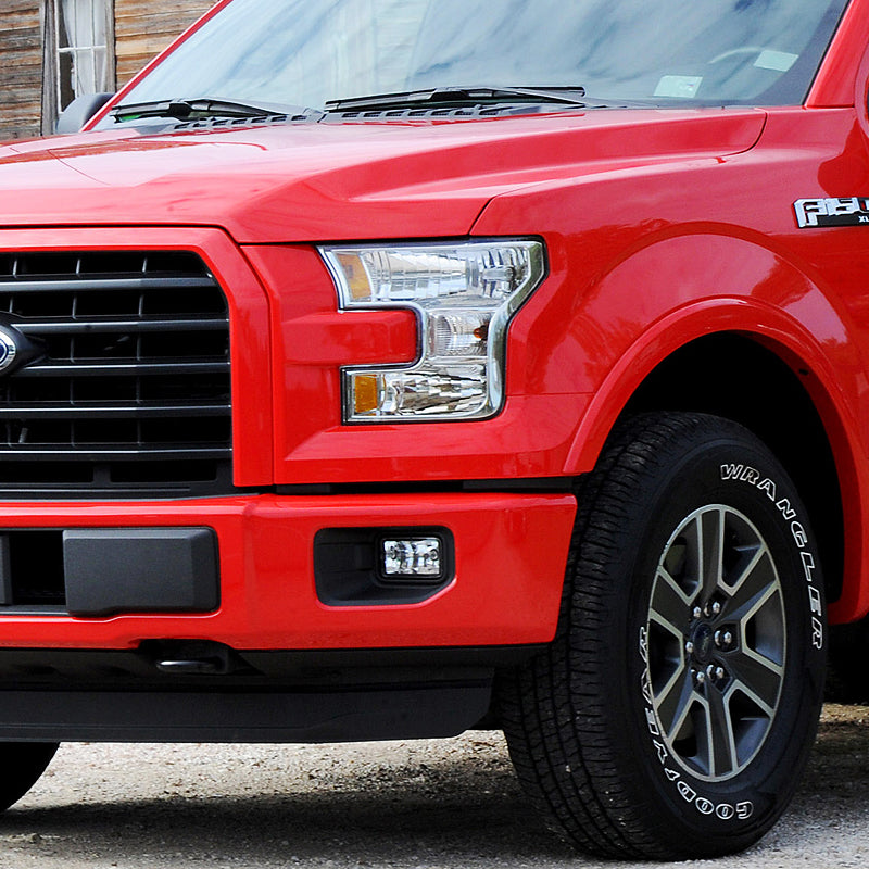 2015-2017 Ford F-150 H10 Fog Lights (Chrome Housing/Clear Lens)