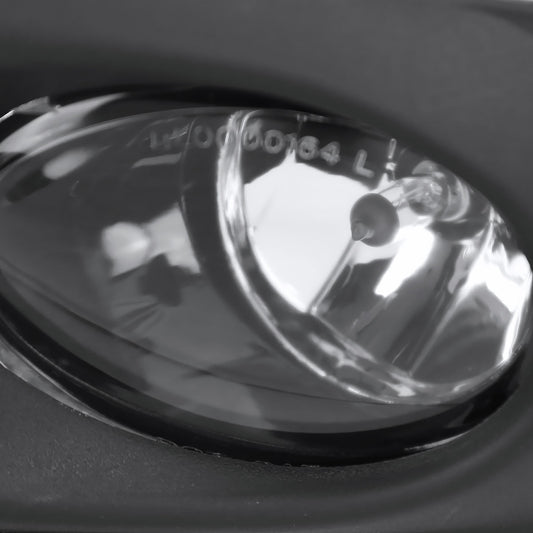 2011-2014 Volkswagen Jetta Sedan 9006 Fog Lights Kit w/ Switch & Wiring Harness (Chrome Housing/Clear Lens)