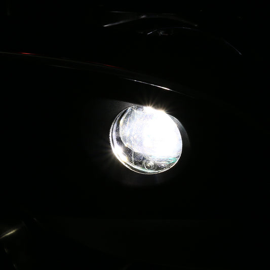 2016-2018 Mazda 6 Sedan 6500K LED Projector Fog Lights Kit (Chrome Housing/Clear Lens)